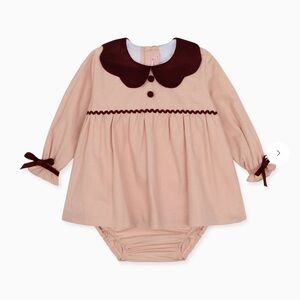 La Coqueta Pink Julieta baby girl set